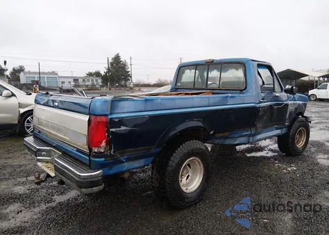 1990 Ford F150 из США, поврежденный, VIN 2FTEF14N9LCA73686